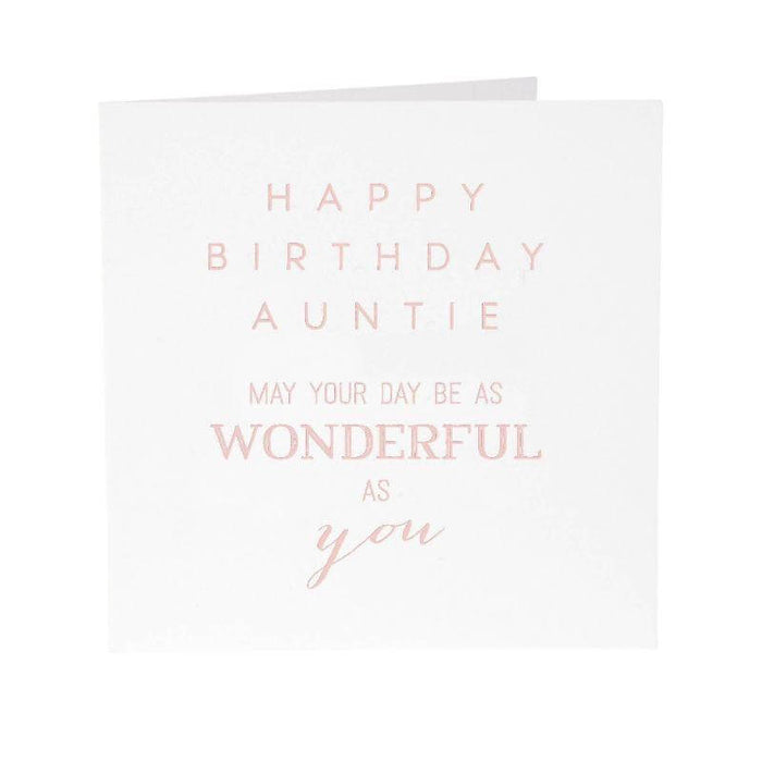Happy Birthday Auntie Card