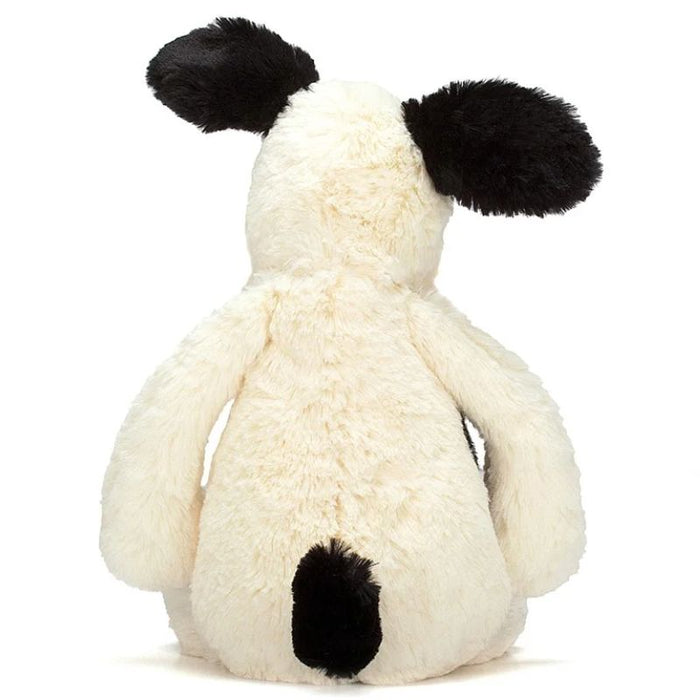 Jellycat Bashful Black & Cream Puppy Original (Medium)