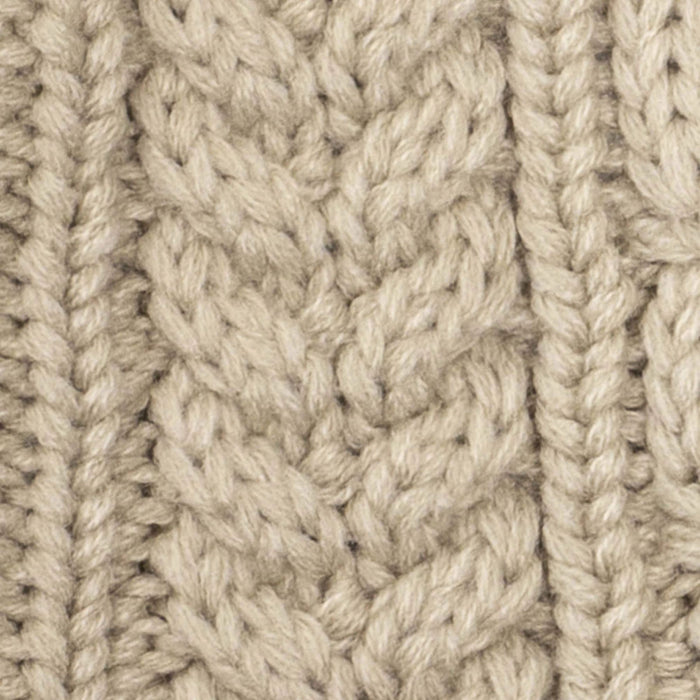 Arran Traditions Arran Cable Button Scarf - Oat Mix