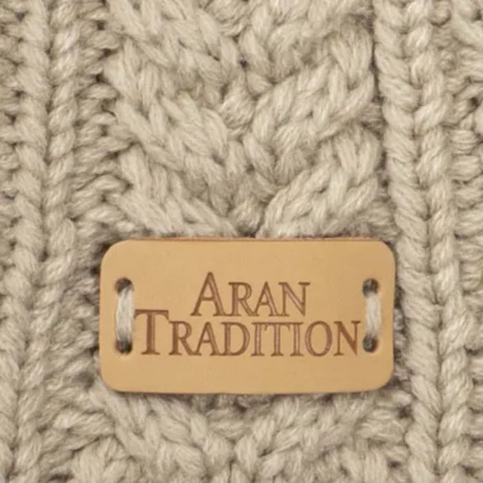 Arran Traditions Arran Cable Button Scarf - Oat Mix