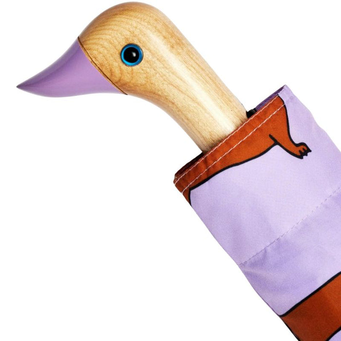 Original Duckhead Compact Umbrella - Dachshund Dog Lilac