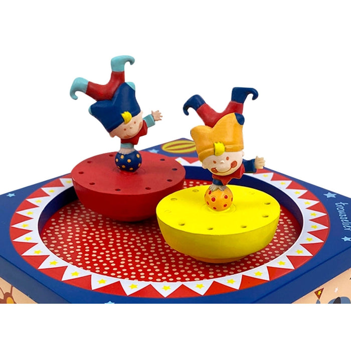 Trousselier Dancing Acrobats Music Box