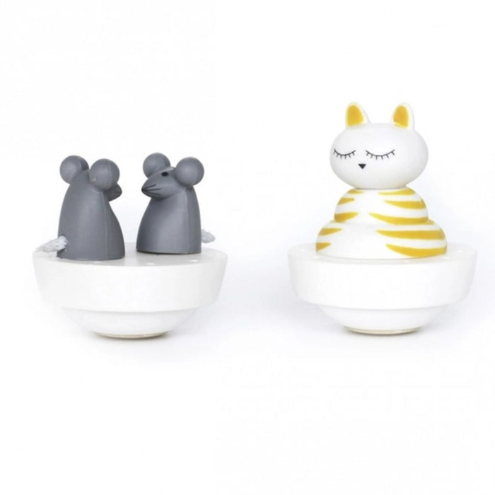 Trousselier Dancing Cat & Mouse Music Box