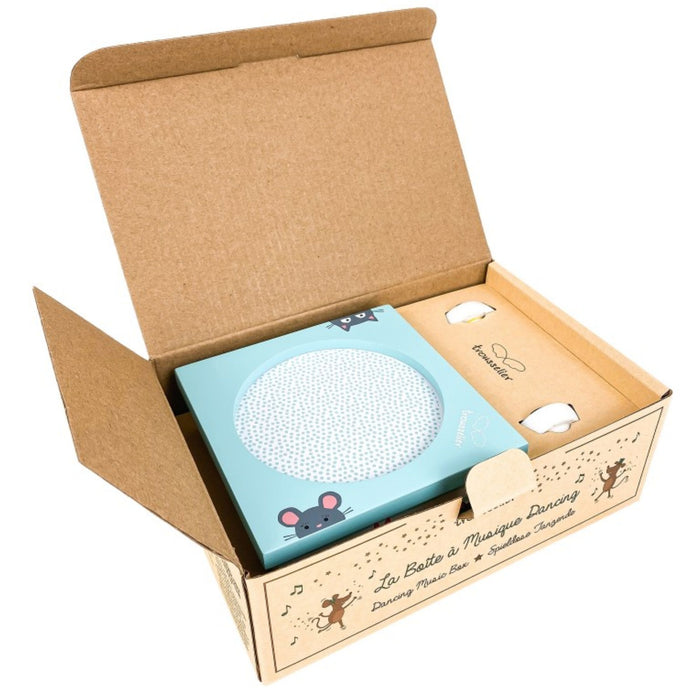 Trousselier Dancing Cat & Mouse Music Box