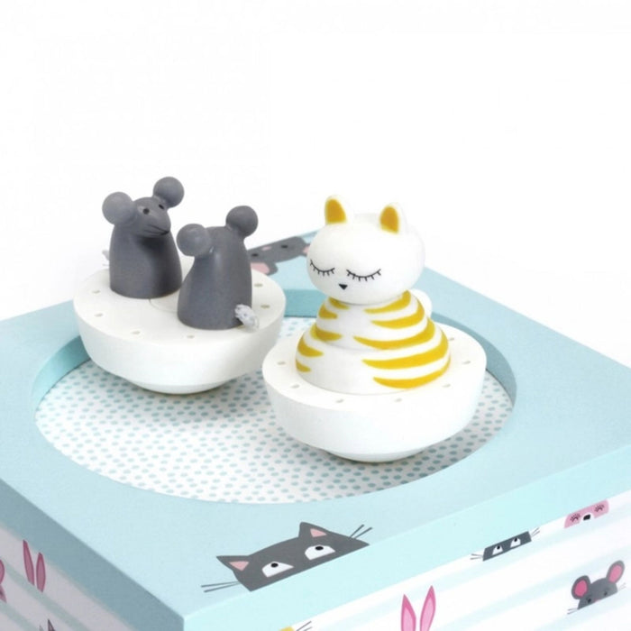 Trousselier Dancing Cat & Mouse Music Box