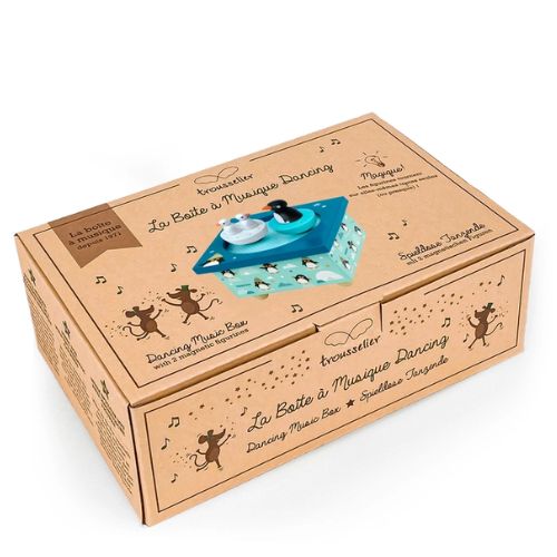 Trousselier Dancing Penguin Music Box