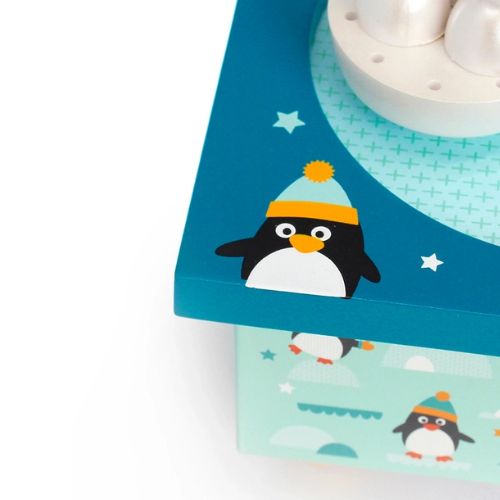 Trousselier Dancing Penguin Music Box