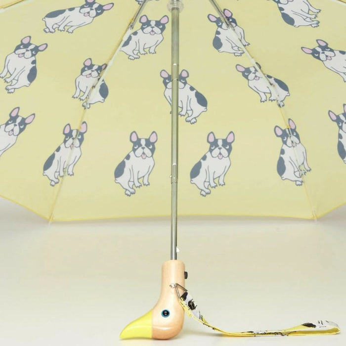 Original Duckhead Compact Umbrella - French Bulldog Yellow