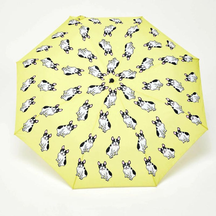 Original Duckhead Compact Umbrella - French Bulldog Yellow