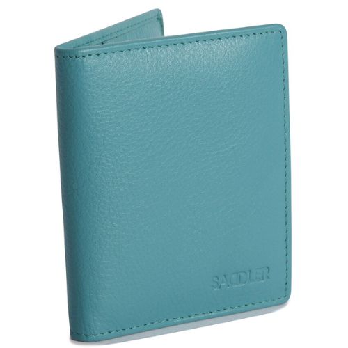 Saddler "Lexi"  Leather Bifold RFID Credit Card Holder - Available in 7 Colours