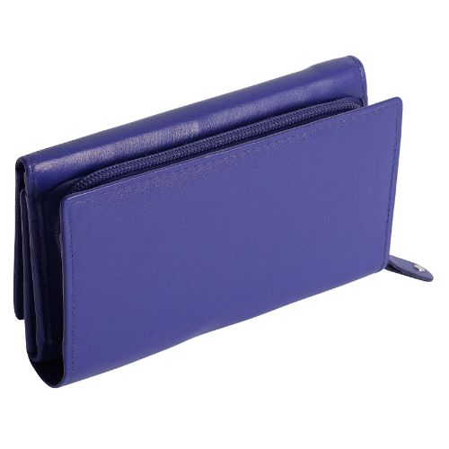 Saddler "Paula" Trifold Leather Clutch Purse - Available in 7 Colours