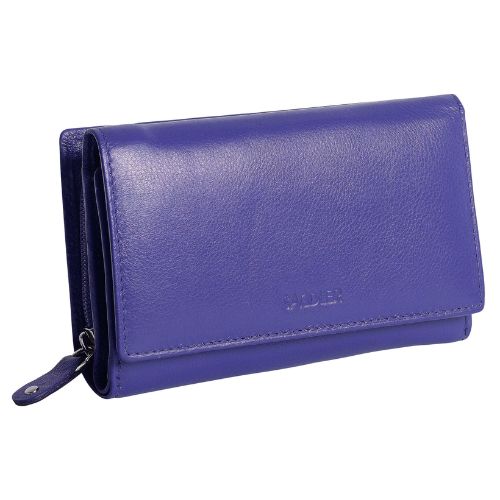 Saddler "Paula" Trifold Leather Clutch Purse - Available in 7 Colours