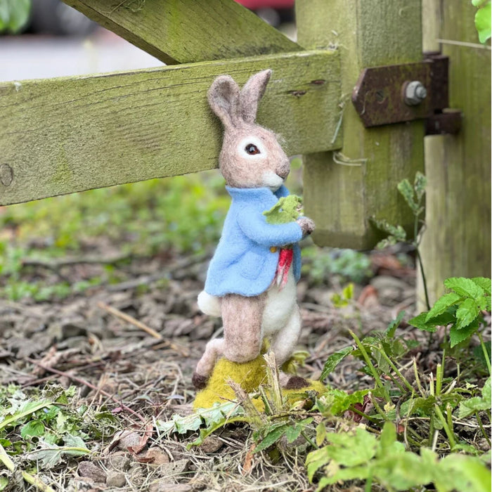 The Crafty Kit Co Beatrix Potter Peter Rabbit and the Stolen Radishes Needle Felting Kit