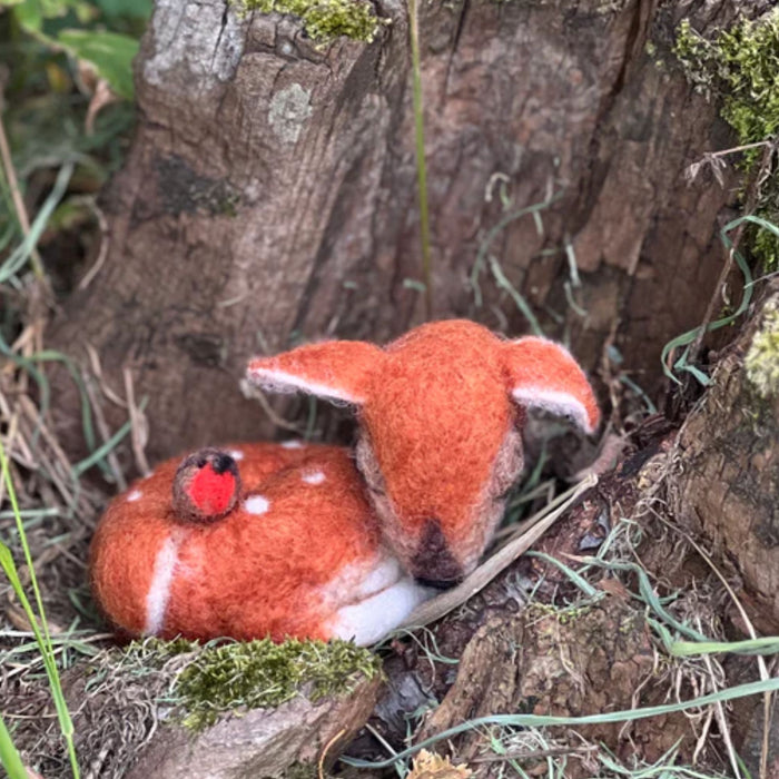 The Crafty Kit Co Sleepy Fawn Needle Felting Kit