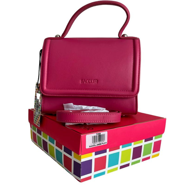 Saddler "Tina" Leather Mini Handbag - Available in 10 Colours