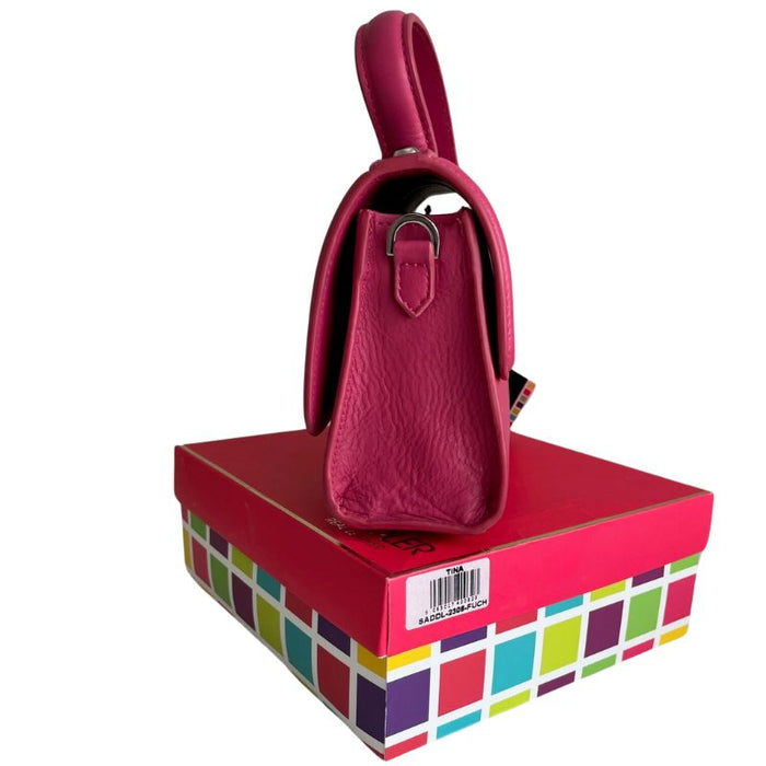 Saddler "Tina" Leather Mini Handbag - Available in 10 Colours