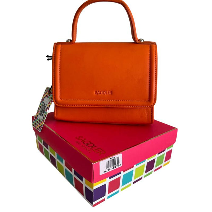 Saddler "Tina" Leather Mini Handbag - Available in 10 Colours