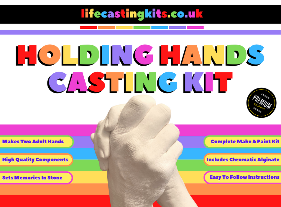 Hands Casting Kit - Rainbow Edition