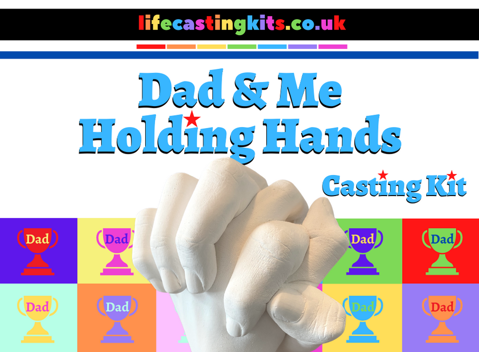 Hands Casting Kit - Dad & Me Holding Hands Edition