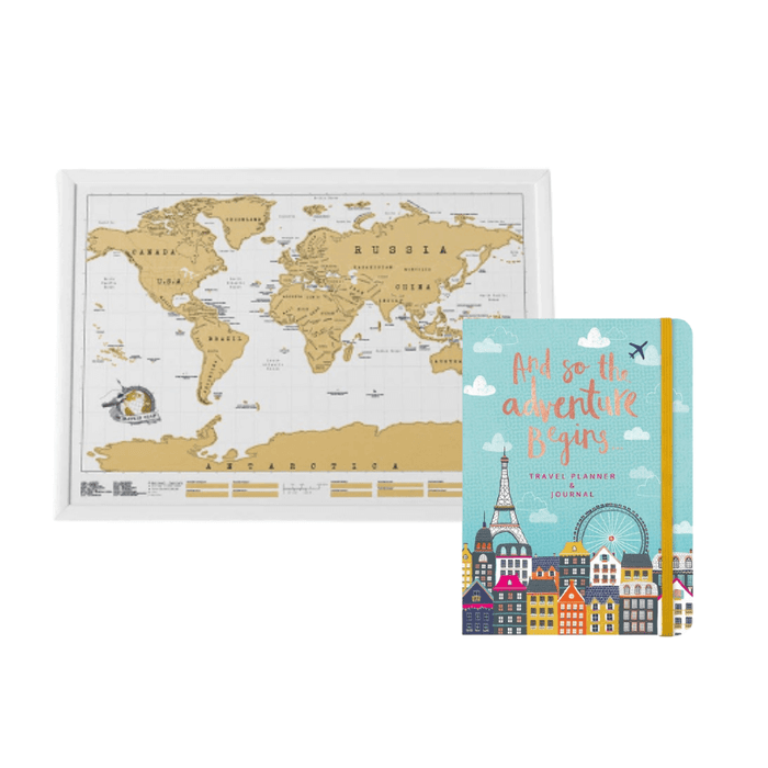 Travel Planner & Scratch Map Gift Bundle