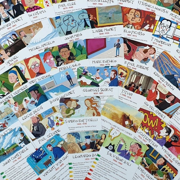 History Heroes Card Game - Artists