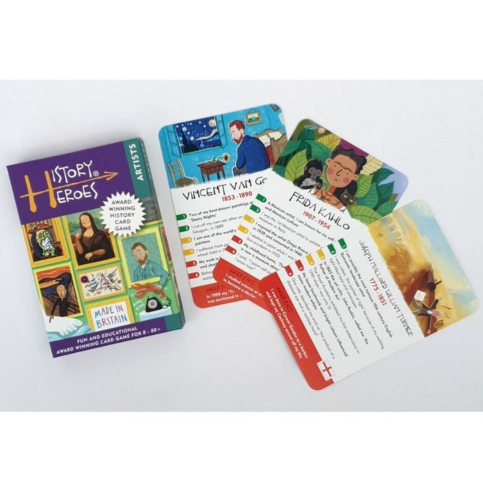 History Heroes Card Game - Artists