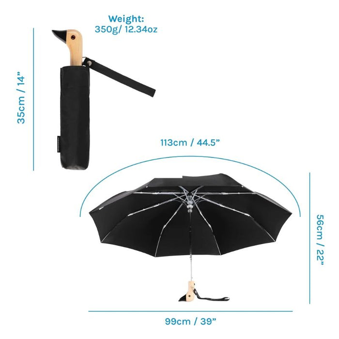 Original Duckhead Compact Umbrella - Black