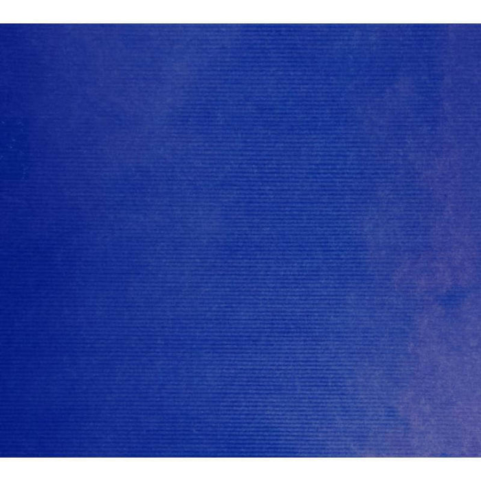 image of a square of wrapping paper, the paper is a solid dark blue kraft paper