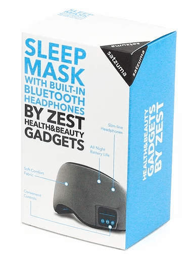 Sleep Mask with Built In Bluetooth Headphones