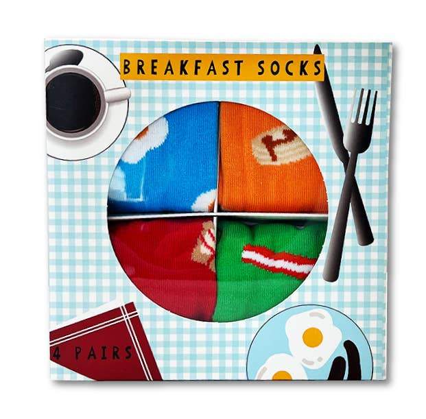 Breakfast Socks Gift Set