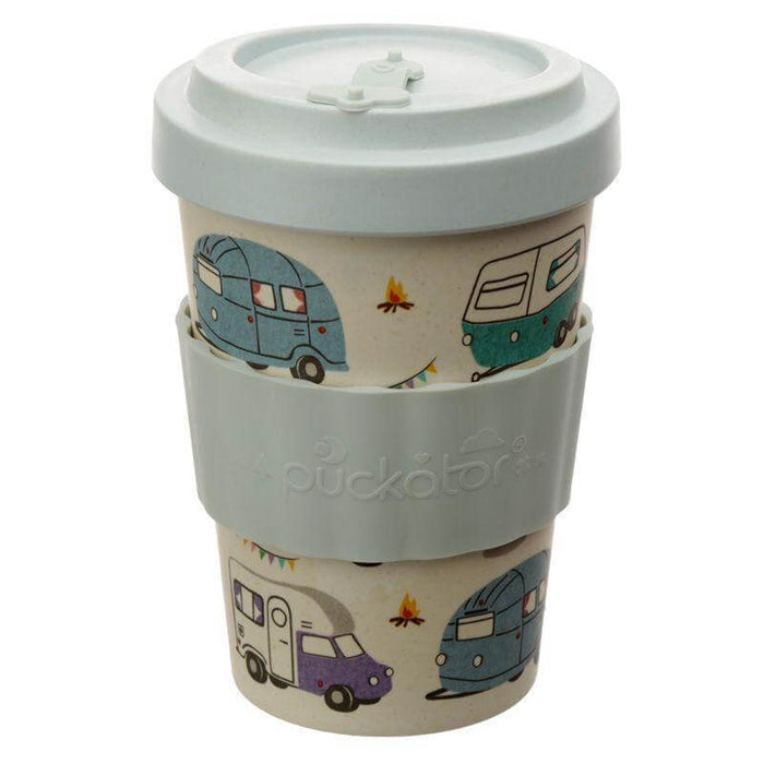 Caravan Print Bamboo Travel Mug