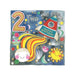  a Happy 2nd Birthday Card with To the Moon Design