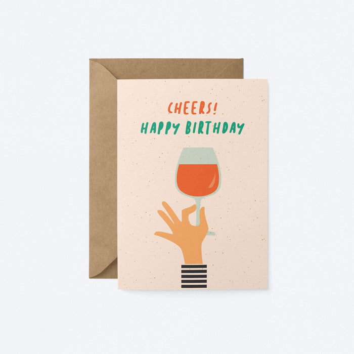 Happy Birthday Card, Cheers