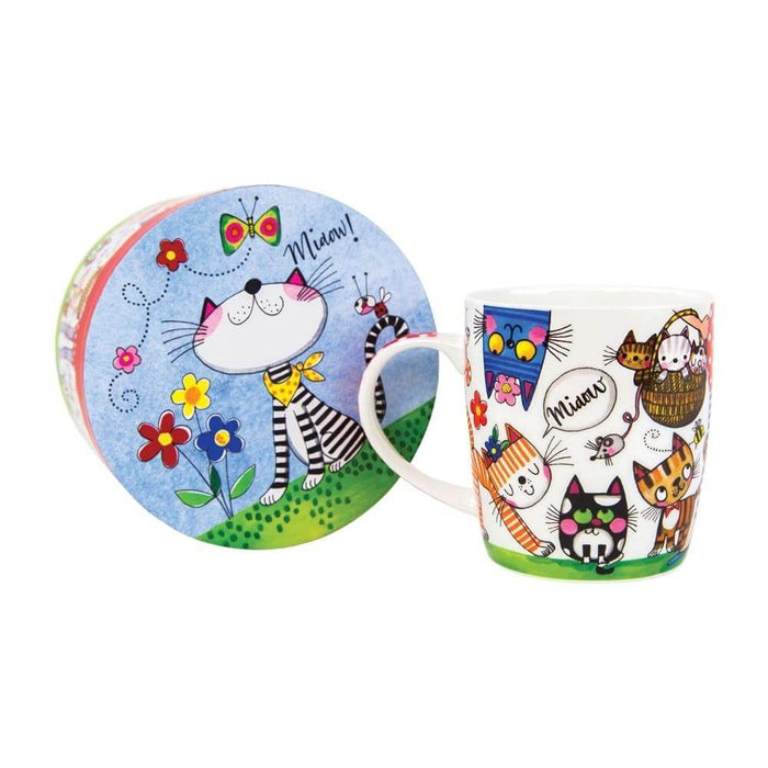 China Mug with Crazy Cat Lady Design