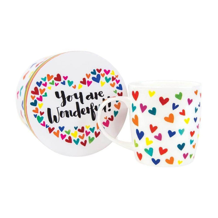 China Mug with You are Wonderful! Design