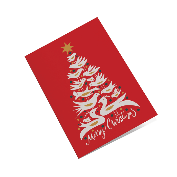  a Christmas Greeting Card Red & Green