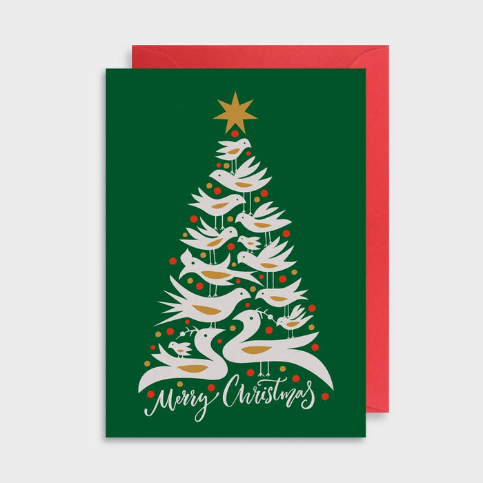 Christmas Greeting Card Green