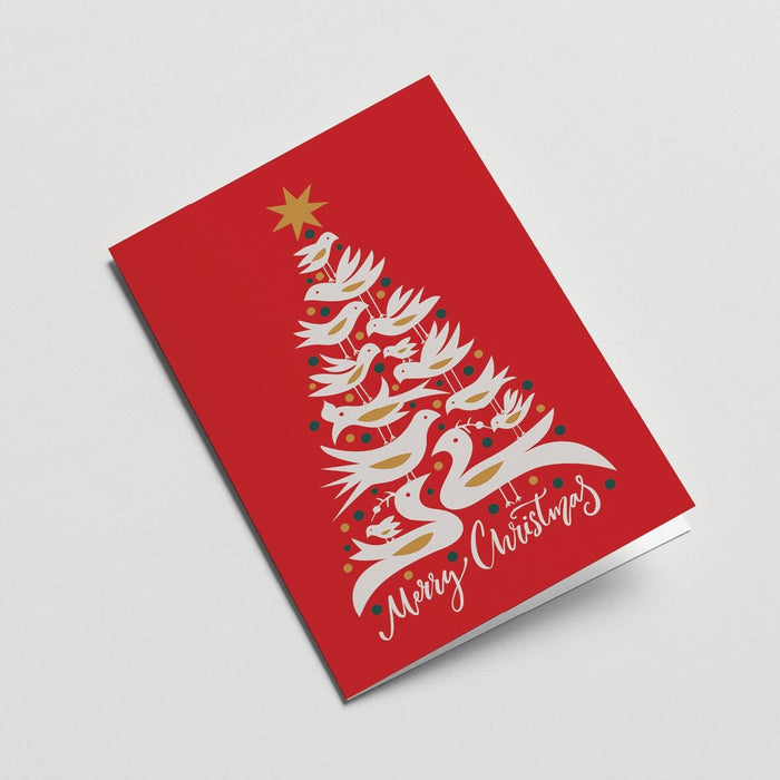 Christmas Greeting Card Red & Green