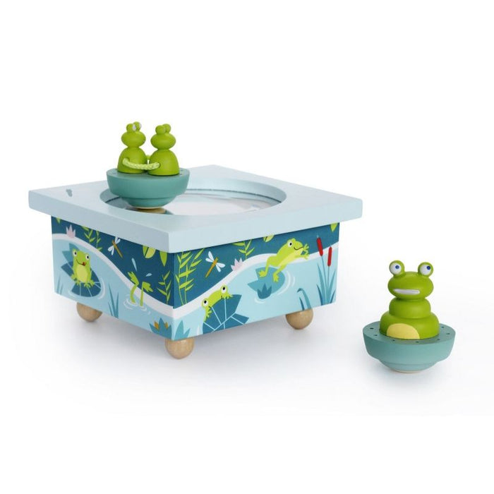 Trousselier Dancing Frogs Music Box