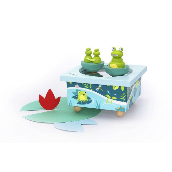 Trousselier Dancing Frogs Music Box