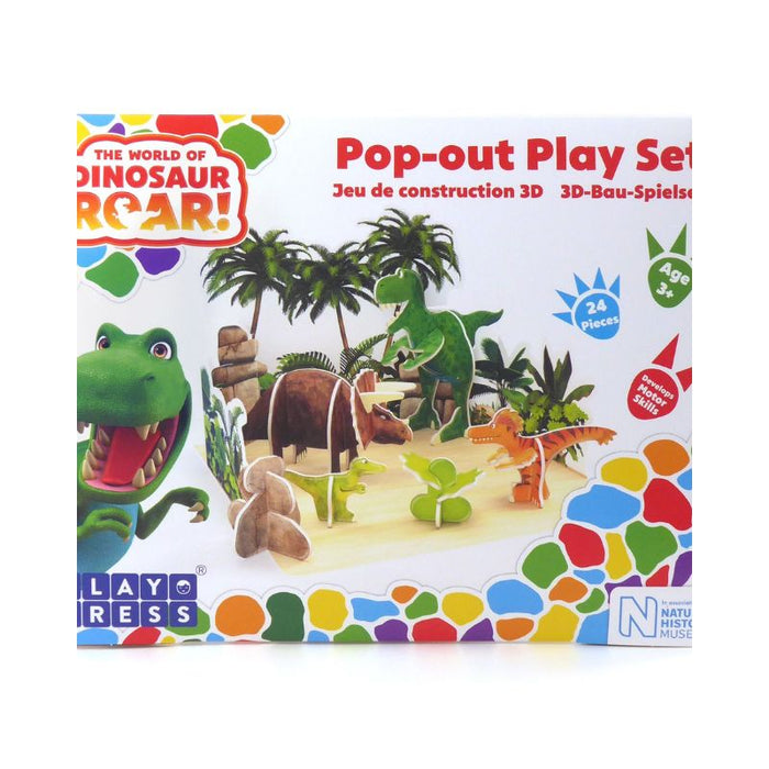 Playpress Dinosaur Roar Pop-out Eco Friendly Playset