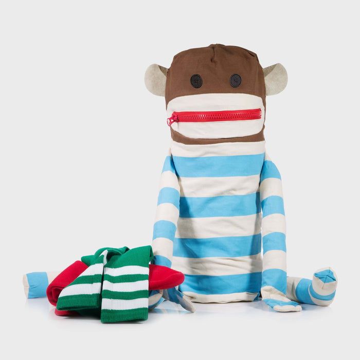 Dirty Sock Monkey Laundry Bag