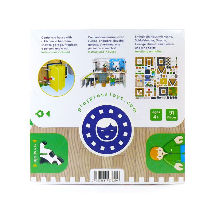 Playpress Eco House Pop-out Eco Friendly Playset