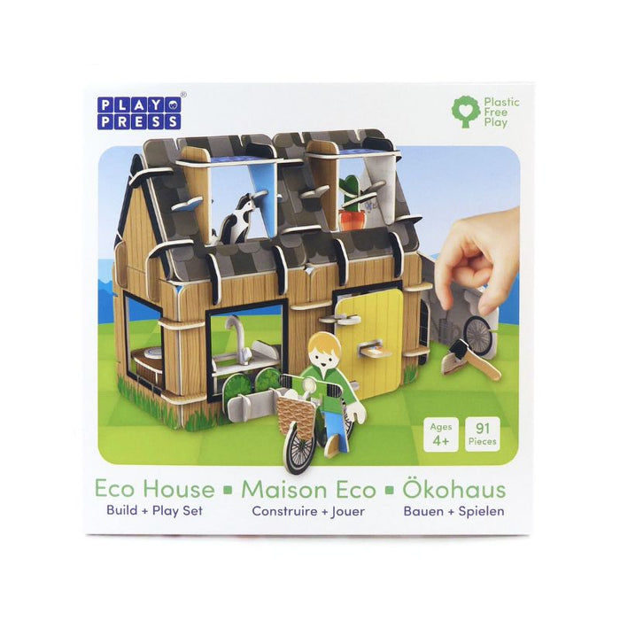 Playpress Eco House Pop-out Eco Friendly Playset