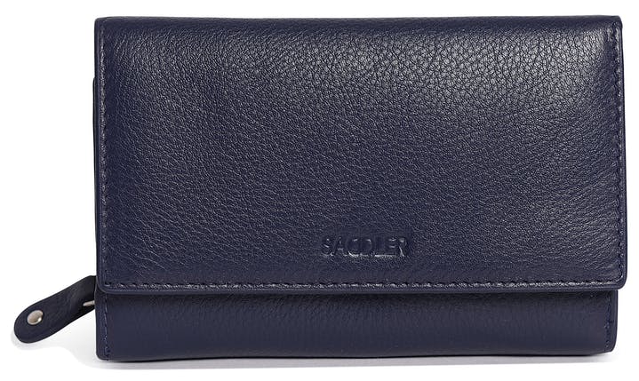 Saddler "Paula" Trifold Leather Clutch Purse - Available in 7 Colours