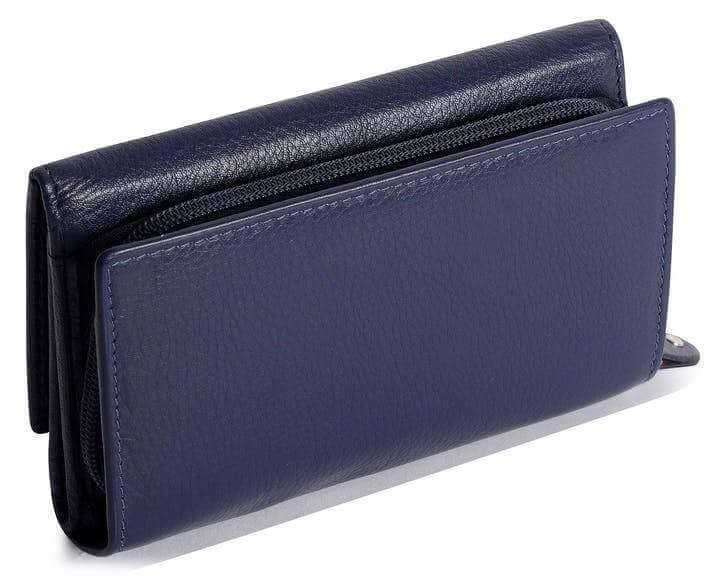 Saddler "Paula" Trifold Leather Clutch Purse - Available in 7 Colours