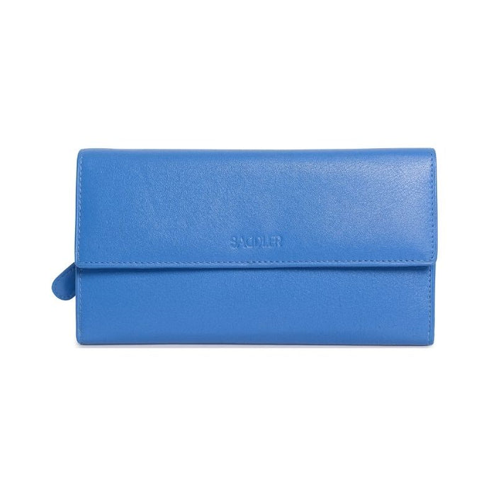 Saddler "Ella" Large Multi-Section Leather Clutch Purse - Available in 7 Colours