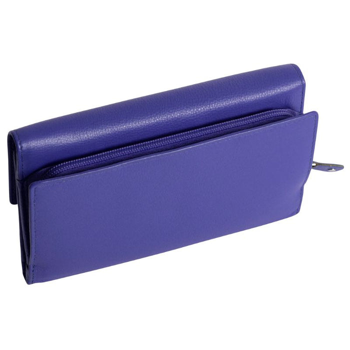 Saddler "Ella" Large Multi-Section Leather Clutch Purse - Available in 7 Colours