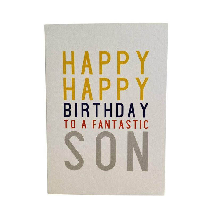 Fantastic Son Birthday Card
