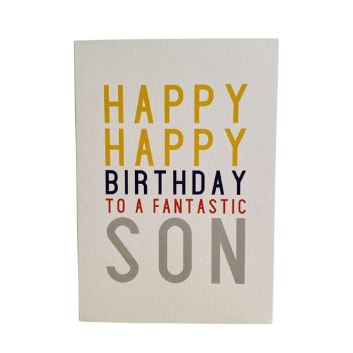  a Fantastic Son Birthday Card